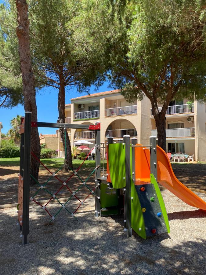 T2 Rdc A Canet En Roussillon Europa 4 Pers ,Piscine,Clim, Tennis, Parking Kültér fotó
