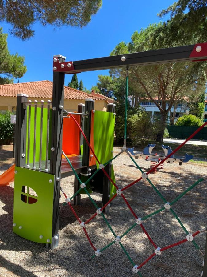 T2 Rdc A Canet En Roussillon Europa 4 Pers ,Piscine,Clim, Tennis, Parking Kültér fotó