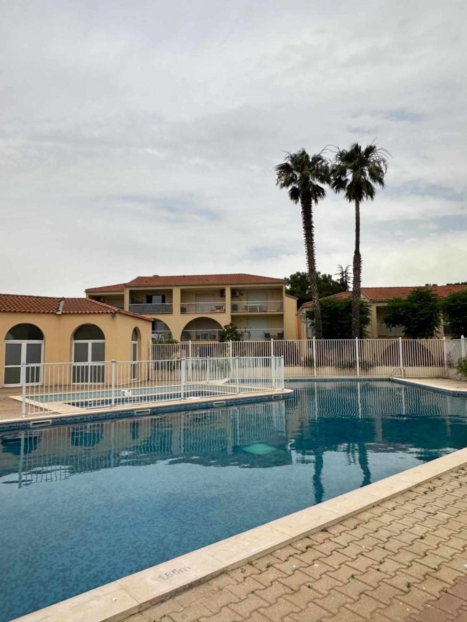 T2 Rdc A Canet En Roussillon Europa 4 Pers ,Piscine,Clim, Tennis, Parking Kültér fotó