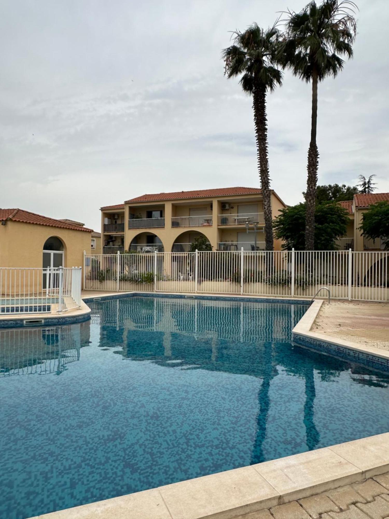 T2 Rdc A Canet En Roussillon Europa 4 Pers ,Piscine,Clim, Tennis, Parking Kültér fotó